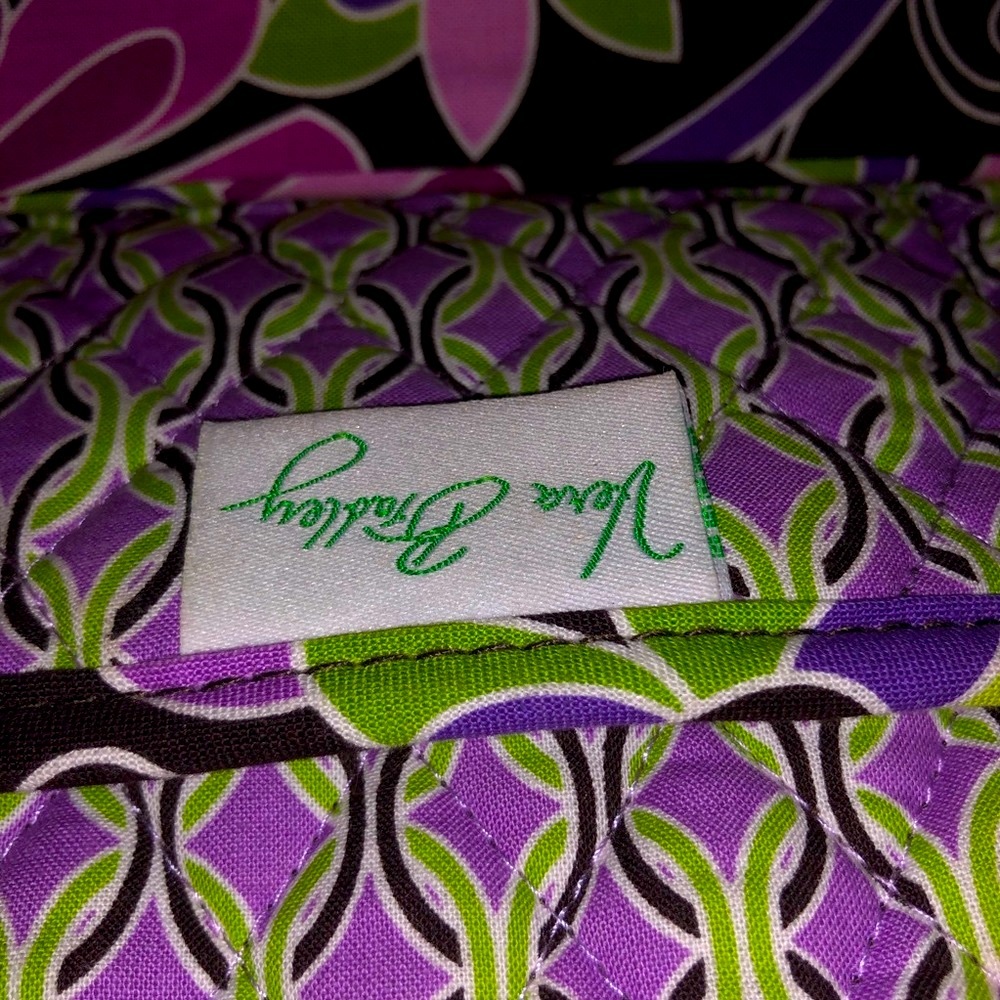 Vera Bradley Purple Punch Little Betsy Purse - Picture 6 of 11